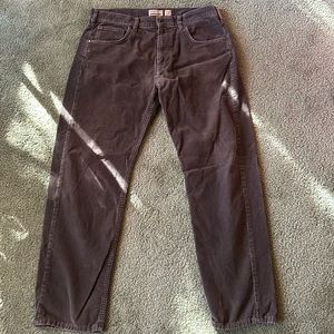 Patagonia Men’s gray Corduroy Pants 36” x 32” EUC